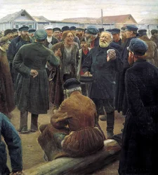 À la réunion communautaire de campagne, 1893