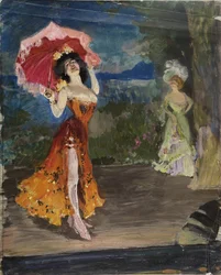 Danseuse, début des années 1900