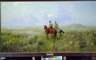 Cosaques dans la steppe