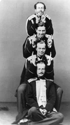 Grands-ducs Alexandre Alexandrovitch et Vladimir Alexandrovitch de Russie, vers 1870-1875