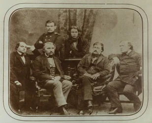 Sovremennik : Ivan Goncharov, Ivan Tourgueniev, Léon Tolstoï, Dmitri Grigorovitch, Alexandre Droujinine et...