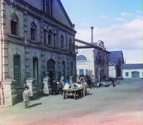 Ateliers mécaniques pour la finition des moulages aux usines de fer de Kasli, 1905-1915