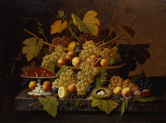 Nature morte avec fruits, 1854
