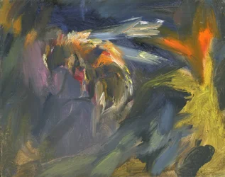 Abeille 3, 2024 (huile sur carton)