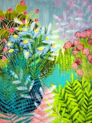 Floraisons de jardin éclatantes