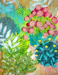 Fleurs de jardin vibrantes