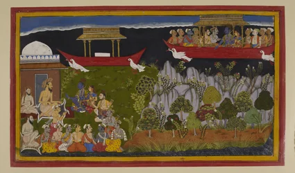 Rāma et Sītā arrivent à l