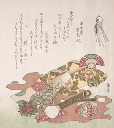 Brosses et ornements en papier, 19ème siècle