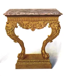 Console dorée, 1906
