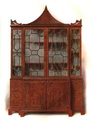 Cabinet en acajou, 1906
