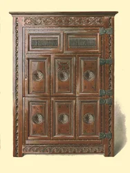 Buffet en chêne gallois, 1904