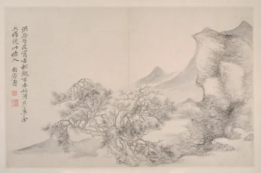 Paysages à la manière des maîtres Song et Yuan