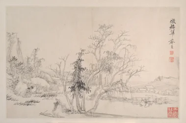 Paysages à la manière des maîtres Song et Yuan