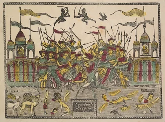 Scène de bataille