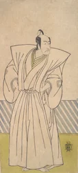 Le cinquième Ichikawa Danjuro en samouraï de haut rang, fin 18e siècle