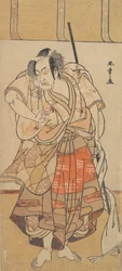 Le premier Onoe Kikugoro en homme en colère, ca. 1772