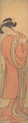 Femme en rouge