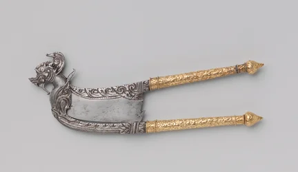 Coupe-bétel, c.1690-1720 (fer et or)