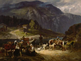Scène de traversée de Telemark