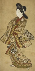 Une beauté marchant, XVIIe siècle