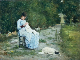Dans le jardin