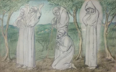Un groupe de frères franciscains