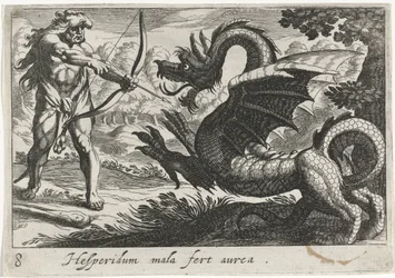 Hercule tue le dragon Ladon