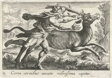Hercule capture la biche de Cérynie