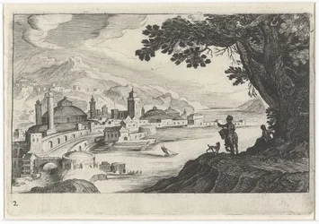 Vue de la ville avec un bâtiment au toit en forme de coupole