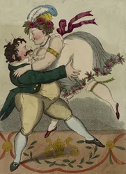 La nouvelle valse allemande, vers 1818