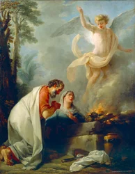 Le sacrifice de Manoach, père de Samson