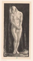 Femme nue debout