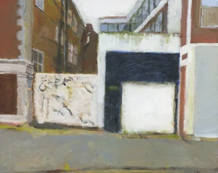 Vue de la rue, 2024 (acrylique sur toile)