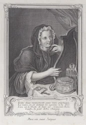 La veuve coquette, 1747