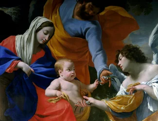 Le repos de la Sainte Famille (détail)
