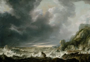 Navire en détresse au large d