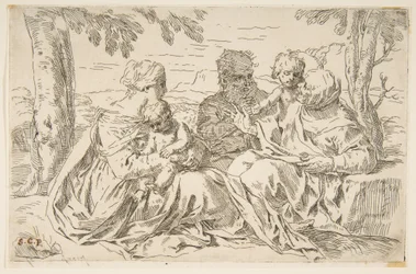 Sainte Famille avec Sainte Élisabeth et Saint Jean-Baptiste