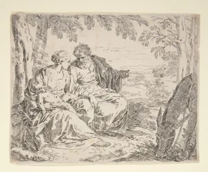 Repos pendant la fuite en Égypte