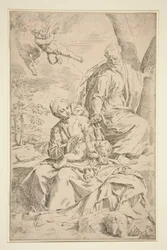 Repos pendant la fuite en Égypte