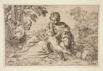 Repos pendant la fuite en Égypte