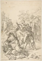 Saint Benoît exorcisant un démon, vers 1637-1639