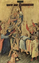 Néerlandais : Kruisafneming Orsini Autel, Scène : Descente de croix