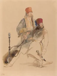 Capitaine Leigh et son dragoman