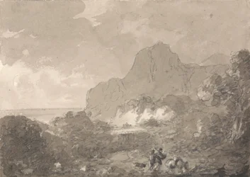 Vue sur la côte italienne
