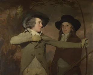 Robert Ferguson de Raith et le lieutenant-général Sir Ronald Ferguson Les Archers, vers 1789