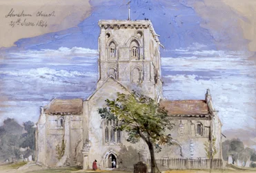 Église de Shoreham, Kent, 1844