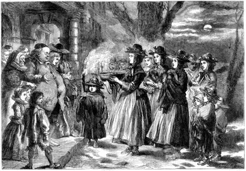 Le Bol de Wassail, 1860