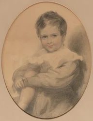 Garçon assis