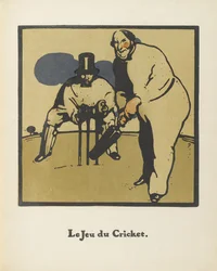 Jeu de cricket. De l