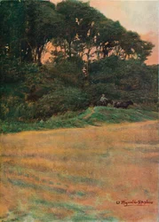 Une étude, vers 1900
